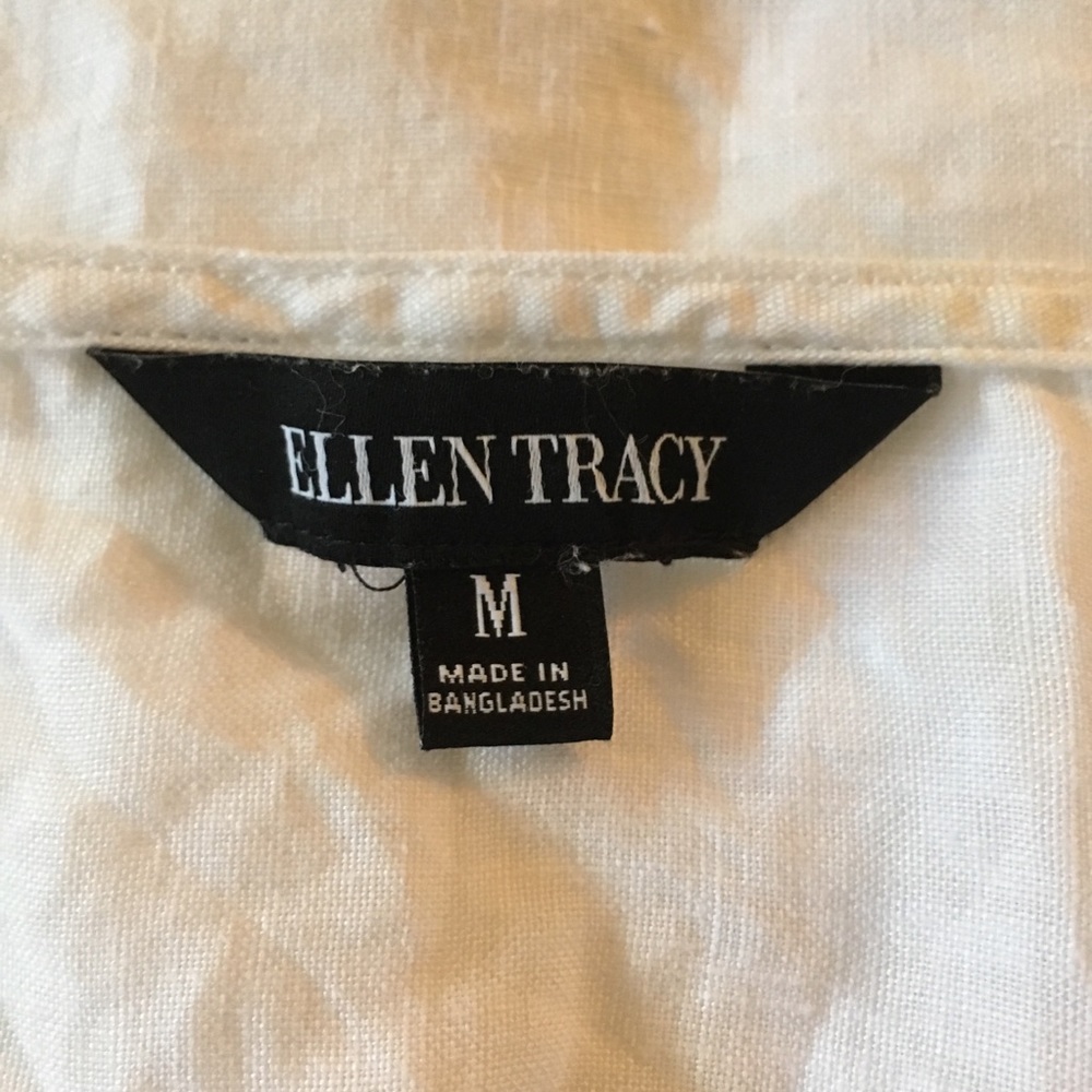 Ellen Tracy sleeveless linen tunic - Picture 6 of 7